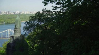 Büyük Anıt Volodymyr. Kyiv. Ukrayna. Yaz