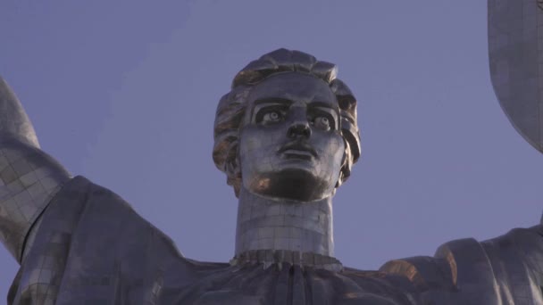 Памятник Родине в Киеве. Украина — стоковое видео