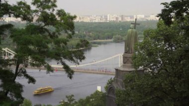 Büyük Anıt Volodymyr. Kyiv. Ukrayna. Yaz