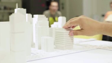 Şehrin minyatür bir modelini oluşturma süreci