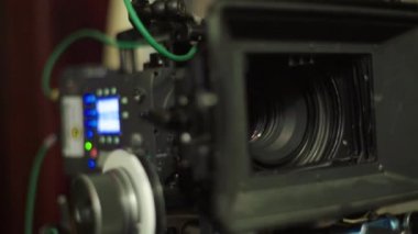 Çekim sırasında kamera. Film yapımcılığı. Çekim. Film yapımcılığı.