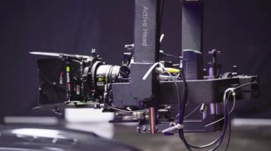 Çekim sırasında kamera. Film yapımcılığı. Çekim. Film yapımcılığı.