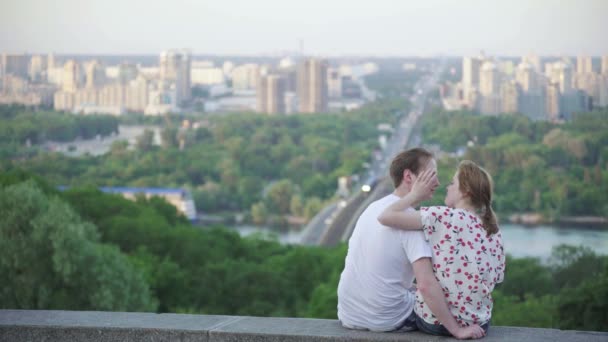 Stadtlandschaft von Kyiv. Ukraine — Stockvideo