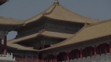 Çin mimarisi. Pekin 'de. Çin. Asya