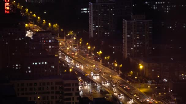 从高处俯瞰城市. 风景。 北京。 中国。 亚洲 — 图库视频影像