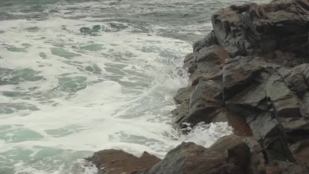 Marítima. A paisagem marinha. Sozopol. Bulgária . — Vídeo de Stock