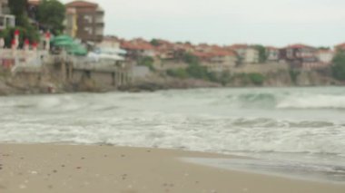 Sozopol. Bulgaristan. Deniz kıyısındaki bir tatil köyünde.