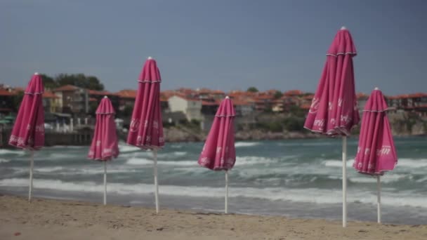 Sozopol. Bulgaria. City resort near the sea. — Stock Video