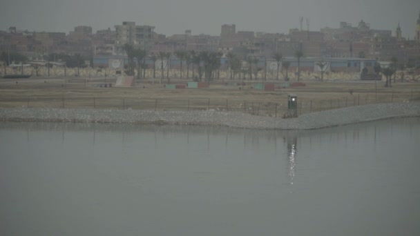 Il fiume Nilo all'alba. Il Cairo. Egitto . — Video Stock