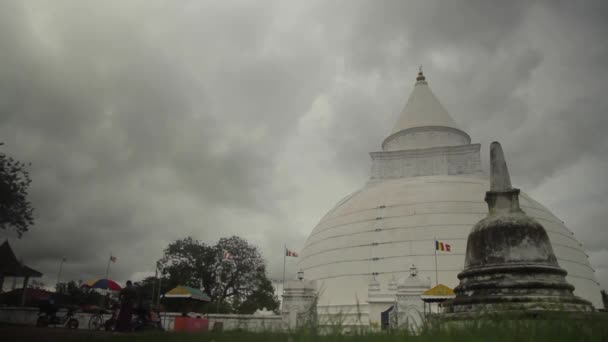 Αρχιτεκτονική της Σρι Λάνκα. Βουδιστικός ναός. — Αρχείο Βίντεο