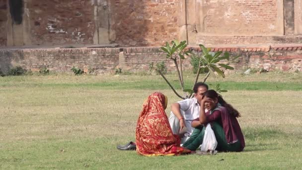 Une Indienne. Portrait. L'Inde. Asie . — Video