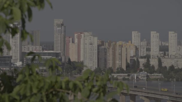 Kyiv 'in şehir manzarası. Ukrayna — Stok video