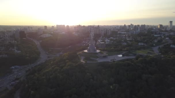 Denkmal Heimat. Antenne. kyiv. Ukraine — Stockvideo