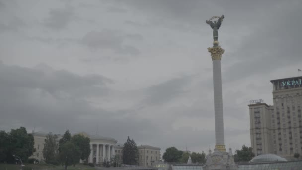 Plac Niepodległości. Maidan. Kijów. Ukraina — Wideo stockowe