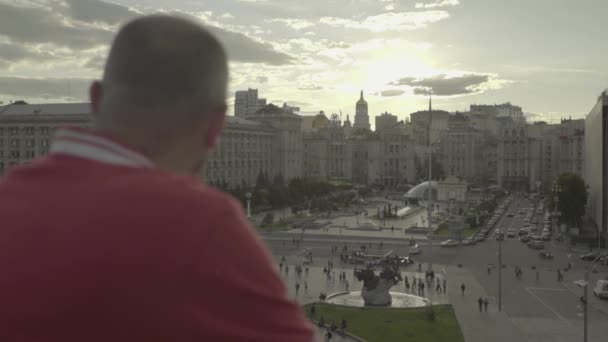 Plac Niepodległości. Maidan. Kijów. Ukraina — Wideo stockowe