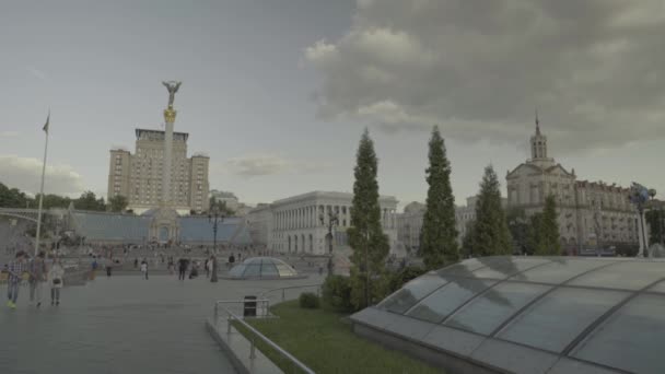 Place de l'Indépendance. Maidan. Kiev. Ukraine — Video