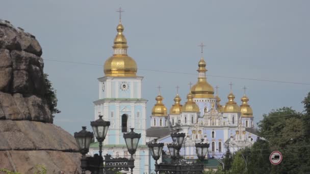 Catedral de San Miguel. Kiev. Ucrania — Vídeos de Stock