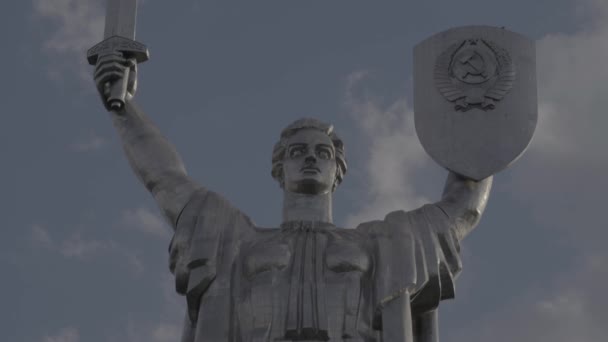 Monumento a la Patria. Kiev. Ucrania — Vídeos de Stock