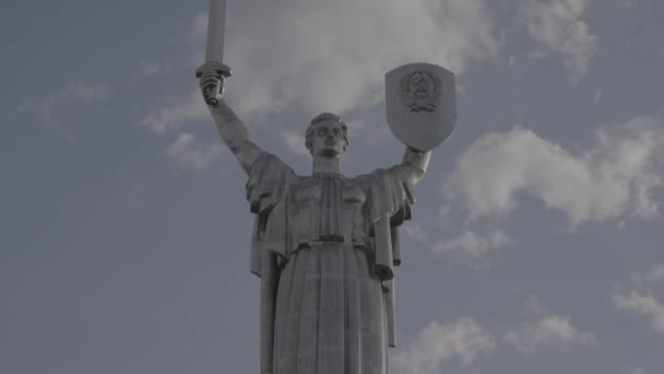 Monumento a la Patria. Kiev. Ucrania. Caducidad — Vídeos de Stock