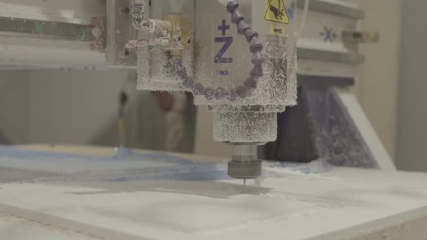 Le travail de la fraiseuse. Gros plan. Technologie .