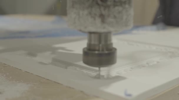 Le travail de la fraiseuse. Gros plan. Technologie .