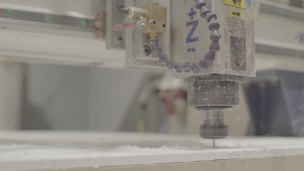 Le travail de la fraiseuse. Gros plan. Technologie .