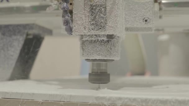 Le travail de la fraiseuse. Gros plan. Technologie .