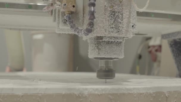 Le travail de la fraiseuse. Gros plan. Technologie .