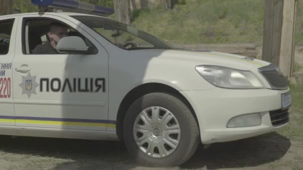 Szkolenie funkcjonariuszy policji. Zwolnij trochę. Kijów. Ukraina. — Wideo stockowe