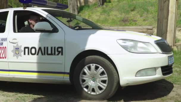 Training of police officer. Slow motion. Kyiv. Ukraine. — Stock Video