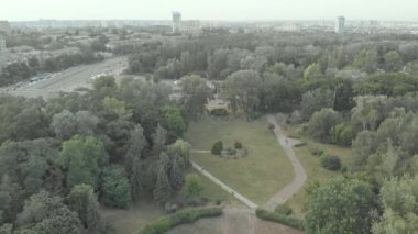 Babi Yar. Hava - İkinci Dünya Savaşı sırasında Yahudilerin toplu katliam yaptıkları yer. Soykırım. Kyiv, Ukrayna.