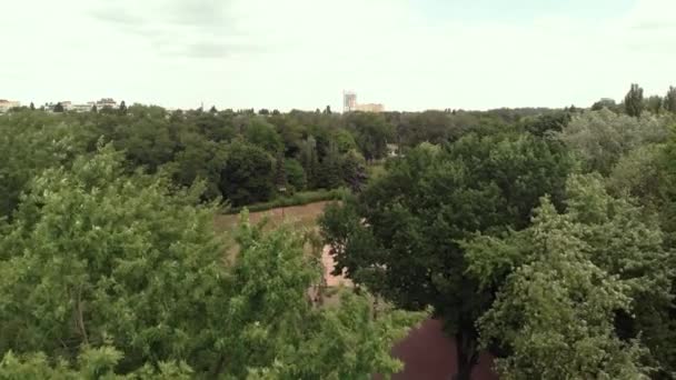 Babi Yar. Aérien - Lieu du massacre de masse des Juifs pendant la Seconde Guerre mondiale. Holocauste. Kiev, Ukraine . — Video