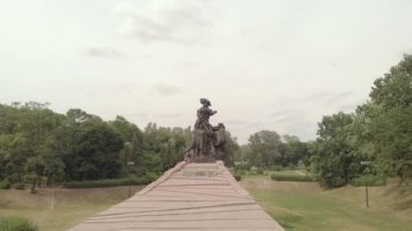 Babi Yar. Hava - İkinci Dünya Savaşı sırasında Yahudilerin toplu katliam yaptıkları yer. Soykırım. Kyiv, Ukrayna.