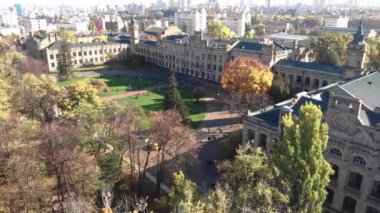 Kyiv Politeknik Enstitüsü. Hava görüntüsü. Kyiv. Ukrayna.