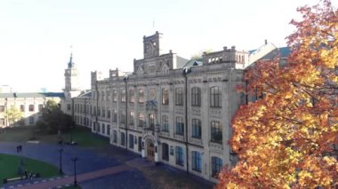 Kyiv Politeknik Enstitüsü. Hava görüntüsü. Kyiv. Ukrayna.