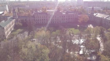 Kyiv Politeknik Enstitüsü. Hava görüntüsü. Kyiv. Ukrayna.