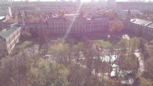 Instituto Politécnico de Kiev. Vista aérea. Kiev. Ucrania . — Vídeos de Stock