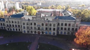 Kyiv Politeknik Enstitüsü. Hava görüntüsü. Kyiv. Ukrayna.