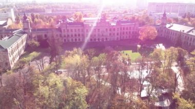 Kyiv Politeknik Enstitüsü. Hava görüntüsü. Kyiv. Ukrayna.