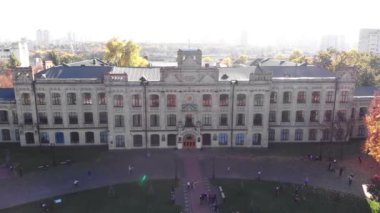 Kyiv Politeknik Enstitüsü. Hava görüntüsü. Kyiv. Ukrayna.