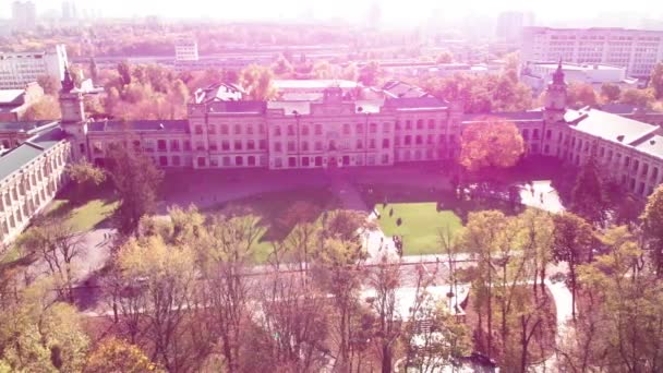 Instituto Politécnico de Kiev. Vista aérea. Kiev. Ucrania . — Vídeos de Stock
