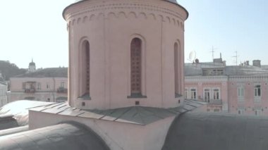 Tithes Kilisesi. Havadan. Kyiv.Ukrayna