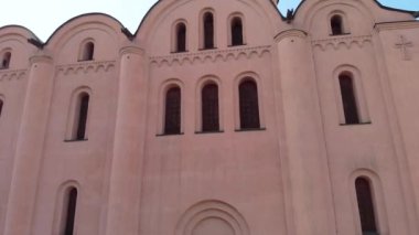 Tithes Kilisesi. Havadan. Kyiv.Ukrayna