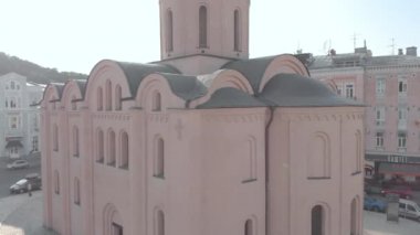Tithes Kilisesi. Havadan. Kyiv.Ukrayna