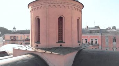 Tithes Kilisesi. Havadan. Kyiv.Ukrayna
