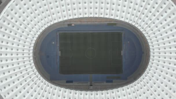 Estadio Olimpiyskiy en Kiev, Ucrania. Antena — Vídeos de Stock