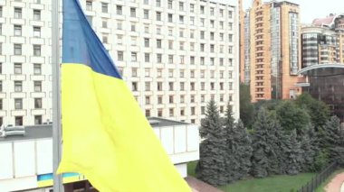 Kyiv 'deki Ukrayna Merkez Seçim Komisyonu. Havadan