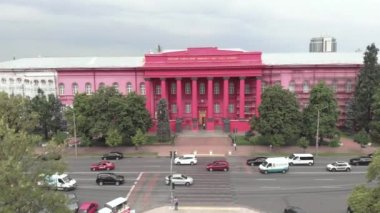 Kyiv Ulusal Üniversitesi Shevchenko. Hava görüntüsü. Ukrayna