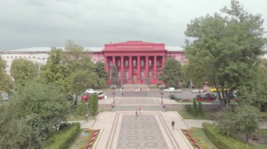 Kyiv Ulusal Üniversitesi Shevchenko. Hava görüntüsü. Ukrayna
