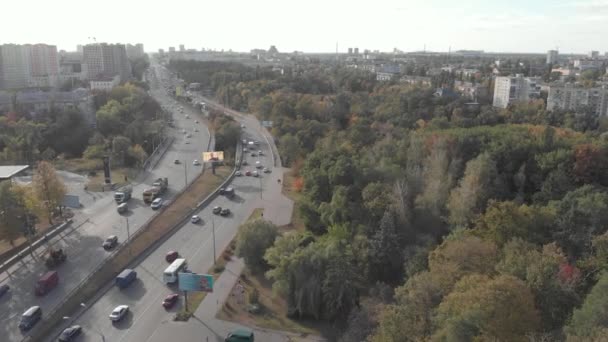 Kiev, Ukraine. Vue sur la ville. Paysage aérien 